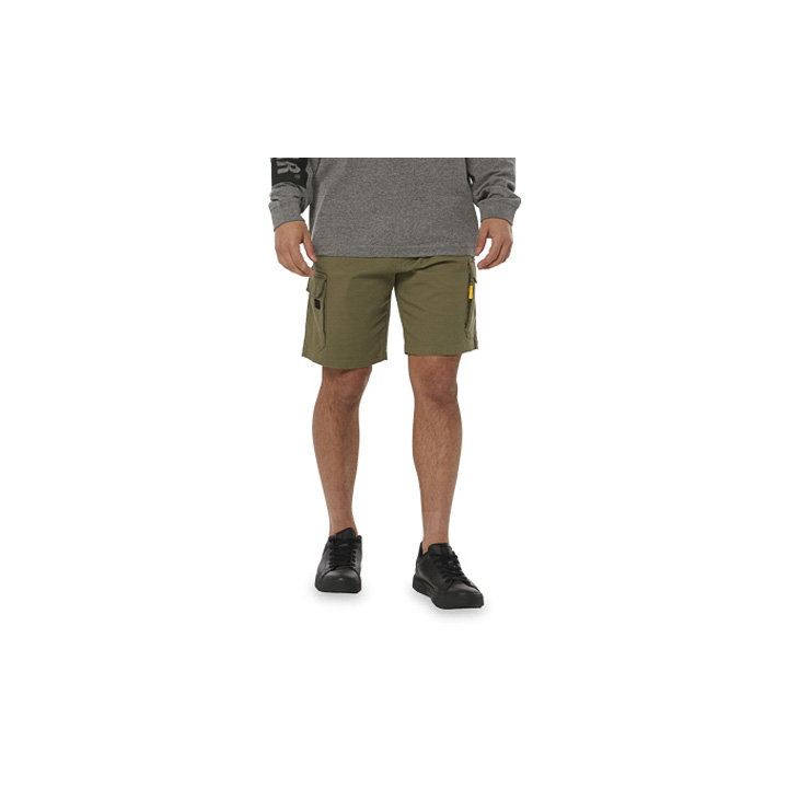 Caterpillar Clothing South Africa - Cat Men's Foundation Cargo Shorts Green QW5193402